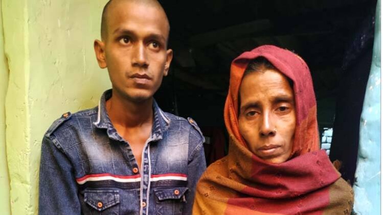 टीबी से पीड़ित परिवार के सदस्य (फोटो-रामकिंकर सिंह)