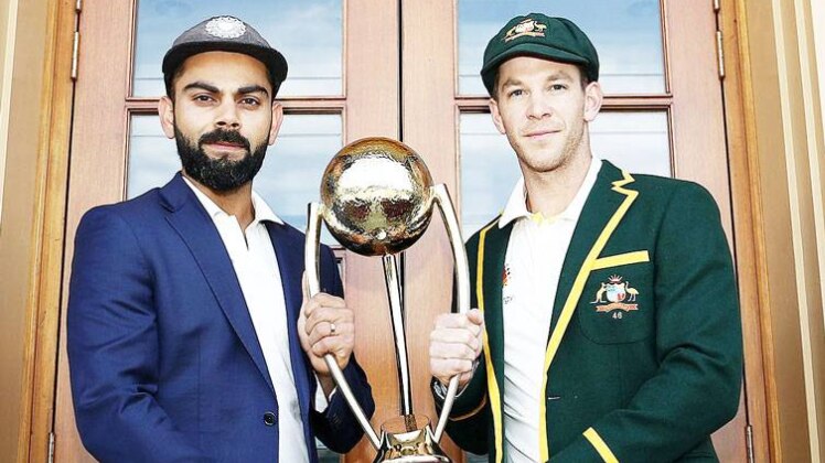 दोनों कप्तान- कोहली और टिम पेन (ट्विटर)