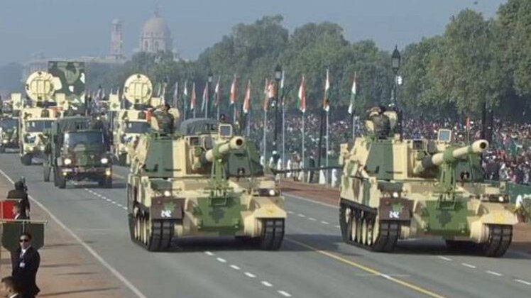 देश के जाबांजों का मार्चपास्ट (फोटो-ANI)