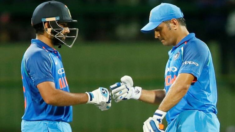 Rohit sharma and MS Dhoni