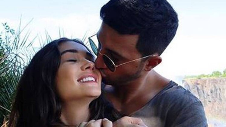 एमी जैक्सन अपने मंगेतर के साथ (इंस्टाग्राम)