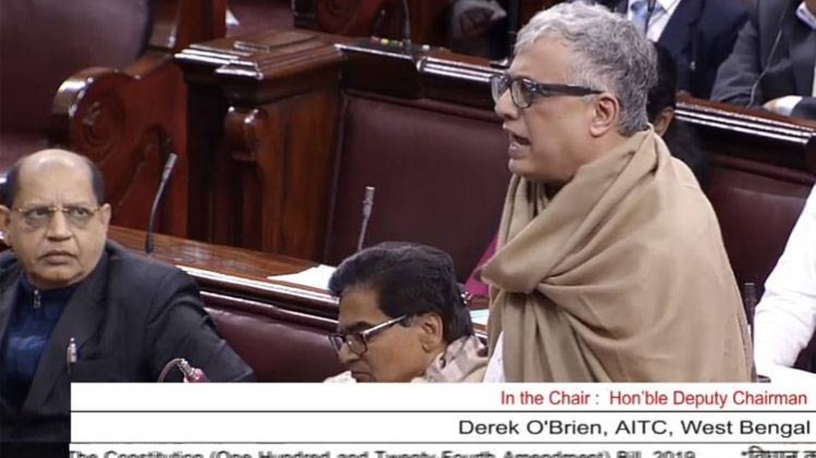 TMC Leader Derek O'Brien