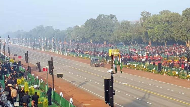 दिल्ली में मौसम साफ(फोटो- ANI)