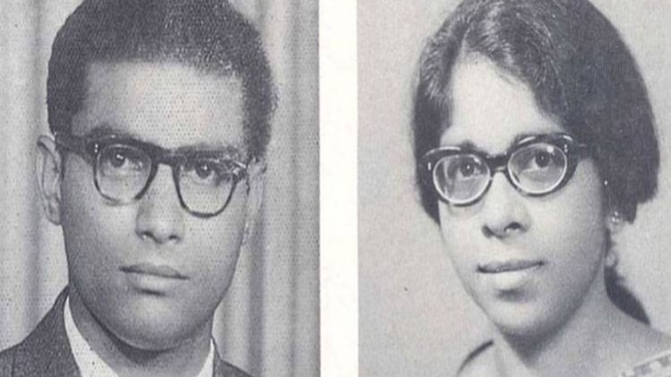 अपनी पत्नी लैला कबीर के साथ जॉर्ज फर्नांडीज (फोटो साभार: georgefernandes.org)