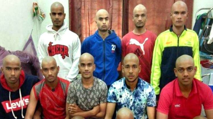 U-19 Bengal hockey squad shaved their heads (Twitter)