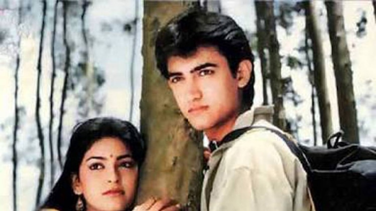 जूही चावला -आमिर खान 