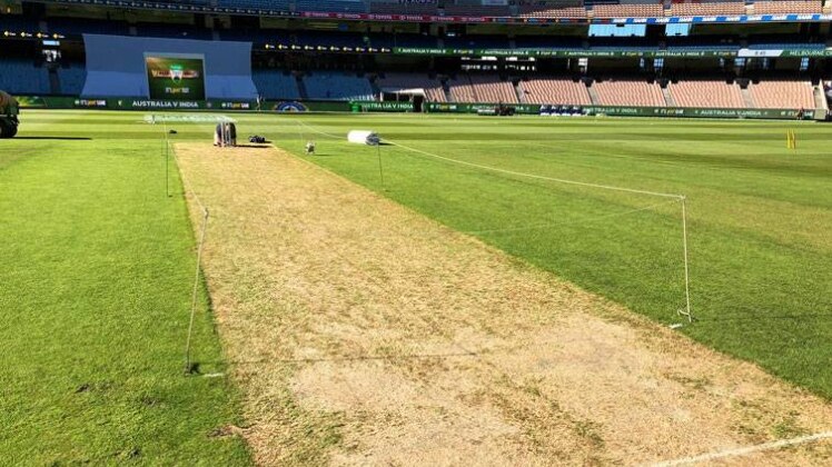 MCG pitch used for the third India vs Australia Test as average