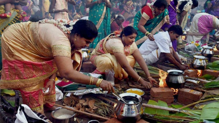 पोंगल तमिल हिंदुओं का प्रमुख त्योहार है 