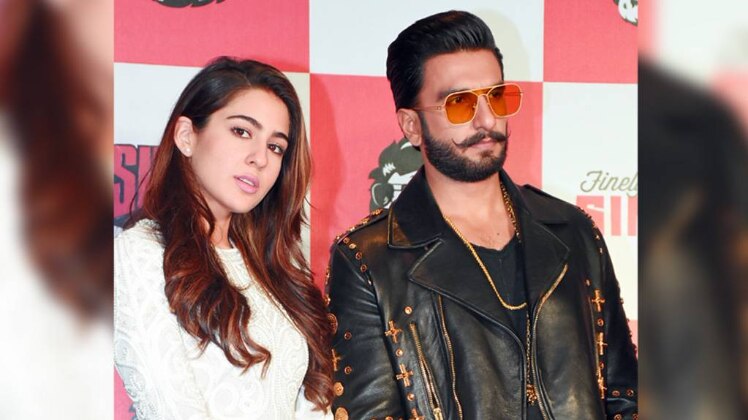 सारा अली खान और रणवीर स‍िंह PHOTO- योगेन शाह 