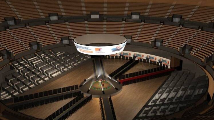 Design of Revolving Stage (Courtesy- Gopi Ghanghar) 