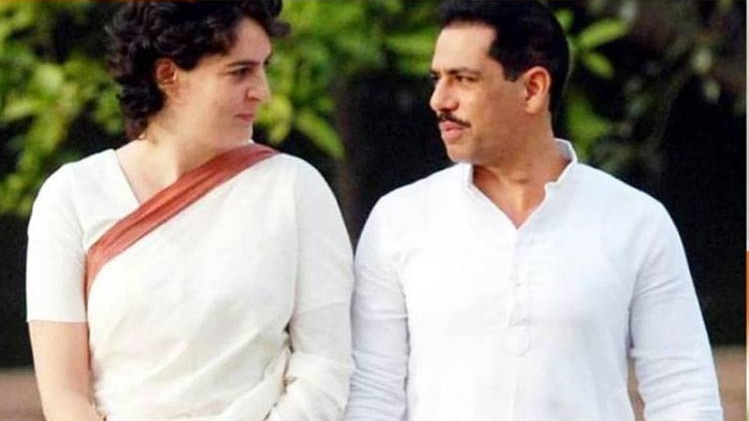 Robert Vadra with Priyanka Gandhi