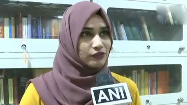 हिजाब के कारण गोवा की सफीना को नहीं मिला परीक्षा देने का मौका (फोटो-ANI)