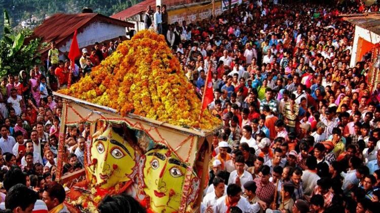 अल्मोड़ा में मां नंदा देवी की झांकी का एक दृश्य (फोटो- almora.nic.in)