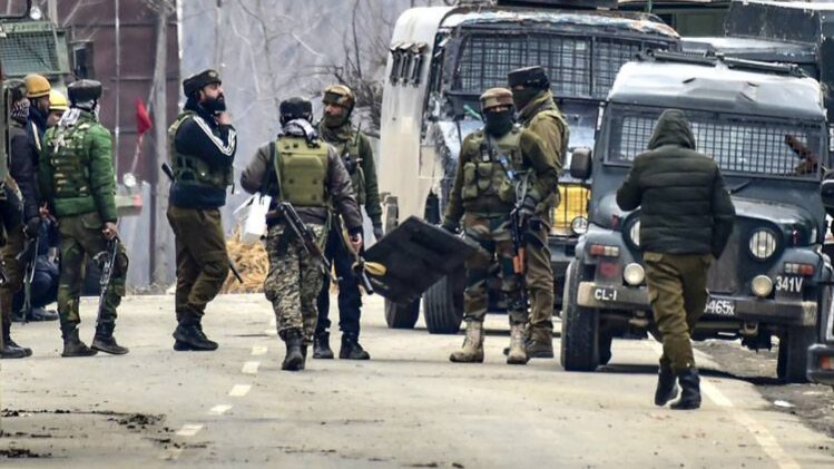 पुलवामा में एनकाउंटर की तस्वीर (फाइल)