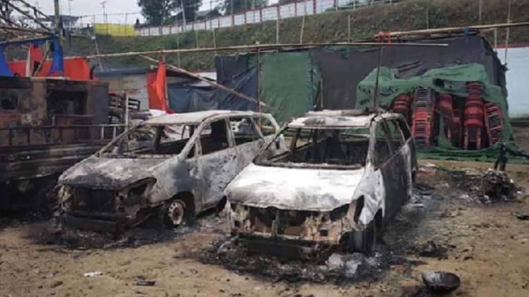 ईटानगर में हिंसा