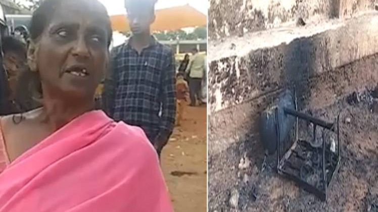 खामुरुनिस्सा सड़क किनारे दुकान लगाती थी जिसे बजरंग दल के लोगों ने जला डाला. 