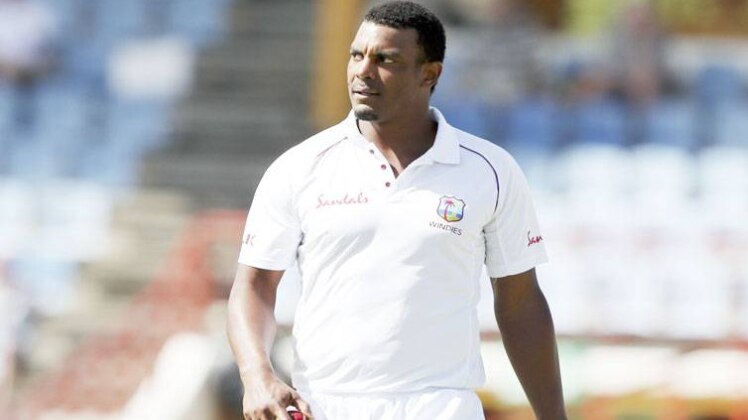 West Indies fast bowler Shannon Gabriel 