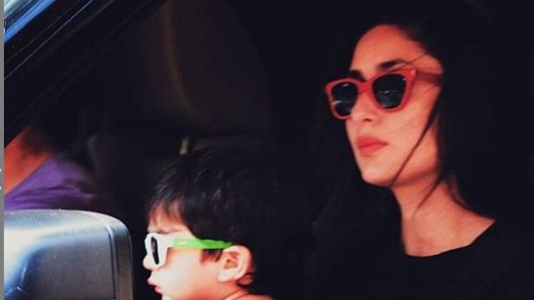 करीना कपूर खान और तैमूर अली खान 