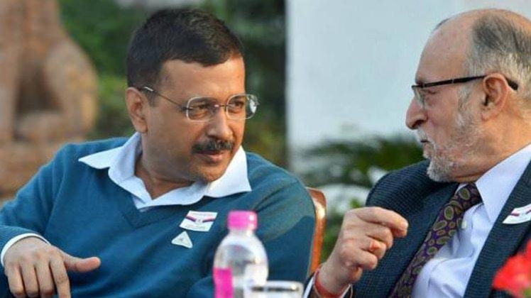 उपराज्यपाल अनिल बैजल और सीएम केजरीवाल (फाइल/ PTI)