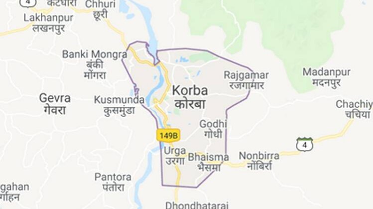 कोरबा लोकसभा सीट(फोटो-Goodle map)