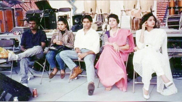 रजनीकांत, सलमान खान, श्रीदेवी और नीलम कोठारी