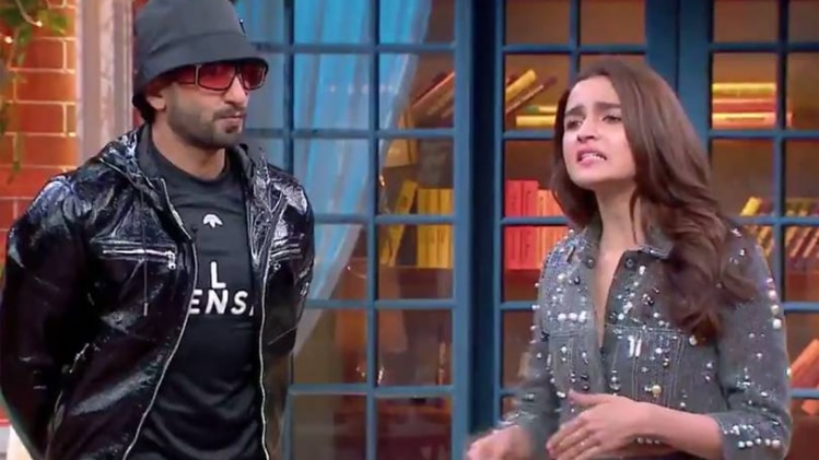 कपिल शर्मा शो में रणवीर सिंह और आलिया भट्ट 