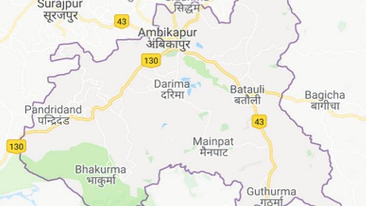 सरगुजा लोकसभा सीट(फोटो-Goodle map)