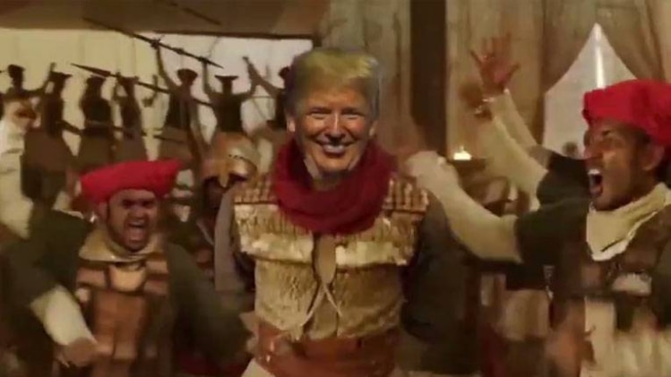 एडिट किए गए वीडियो की एक तस्वीर