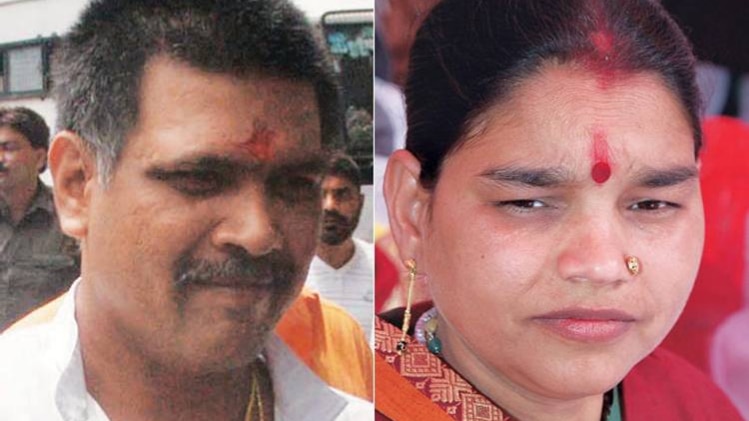 वीणा देवी और सूरजभान सिंह (इंडिया टुडे फोटो)