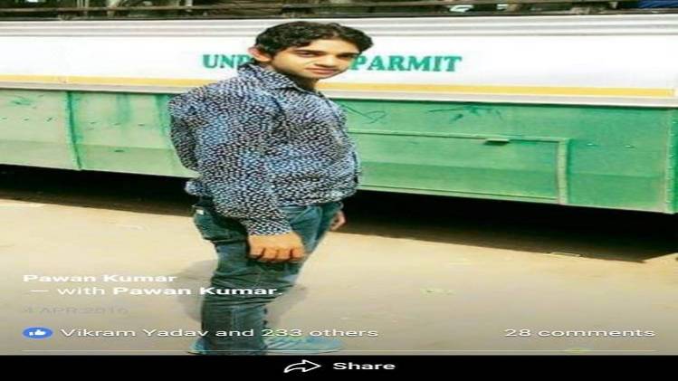 मृतक युवक पवन (फोटो-आजतक)