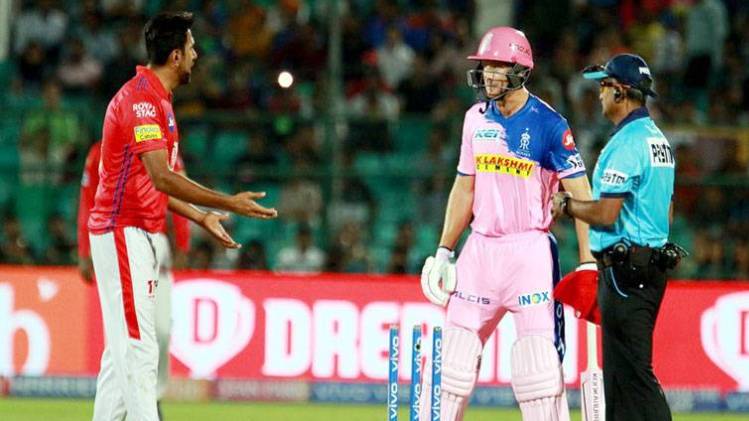 IPL 2019: बटलर और अश्विन के बीच तीखी बहस (BCCI)