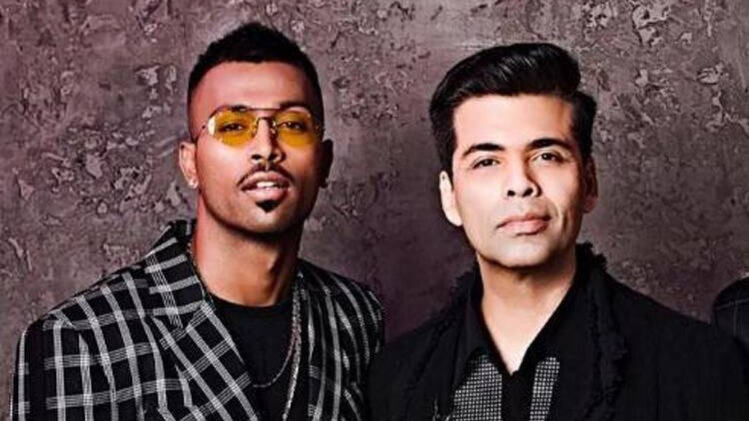 करण जौहर और हार्दिक पांड्या