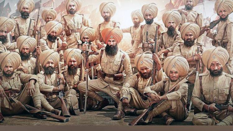 फिल्म केसरी के पोस्टर में अक्षय कुमार (फोटो : इंस्टाग्राम)