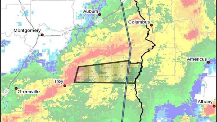अमेरिका के राष्ट्रीय मौसम सेवा ने तूफान की चेतावनी जारी की