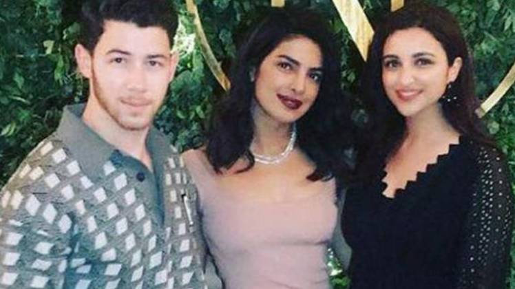 परिणीति चोपड़ा संग प्रियंका चोपड़ा और निक जोनस