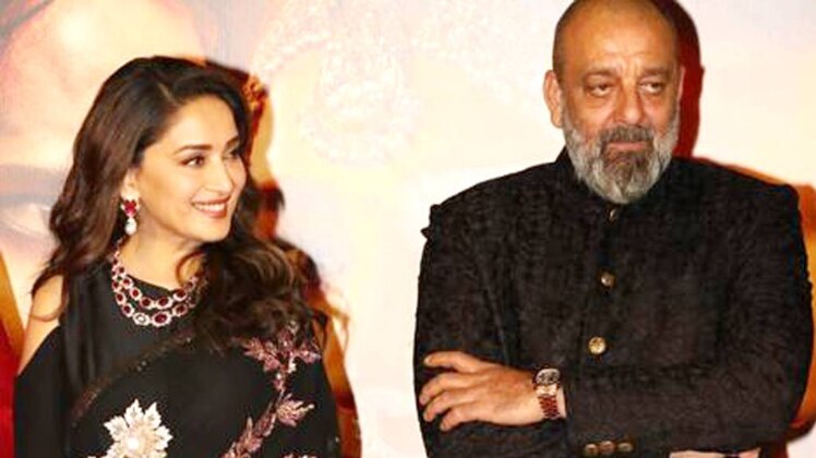 माधुरी दीक्षित-संजय दत्त (फोटो: योगेन शाह)