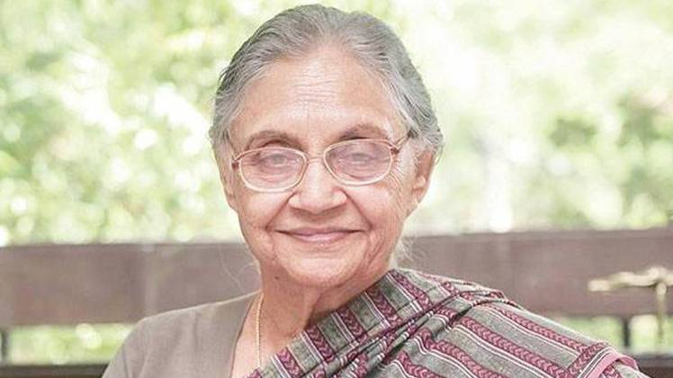 दिल्ली कांग्रेस की अध्यक्ष शीला दीक्षित (इंडिया टुडे आर्काइव)