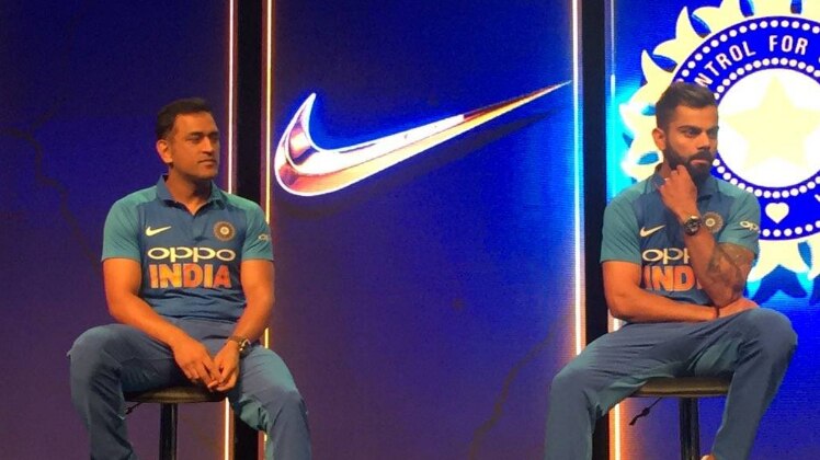 Indian team’s new 2019 World Cup jersey  (Twitter)