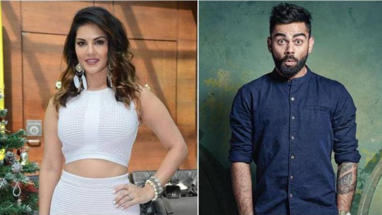 सनी लियोनी और विराट कोहली