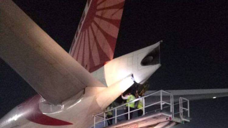 एयर इंडिया के विमान के साथ हुआ हादसा