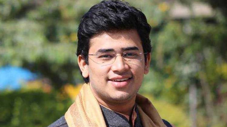 भारतीय जनता पार्टी ने युवा नेता तेजस्वी सूर्या 