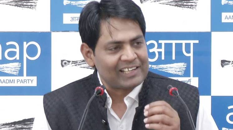 नई दिल्ली लोकसभा क्षेत्र से AAP प्रत्याशी बृजेश गोयल(फाइल फोटो)