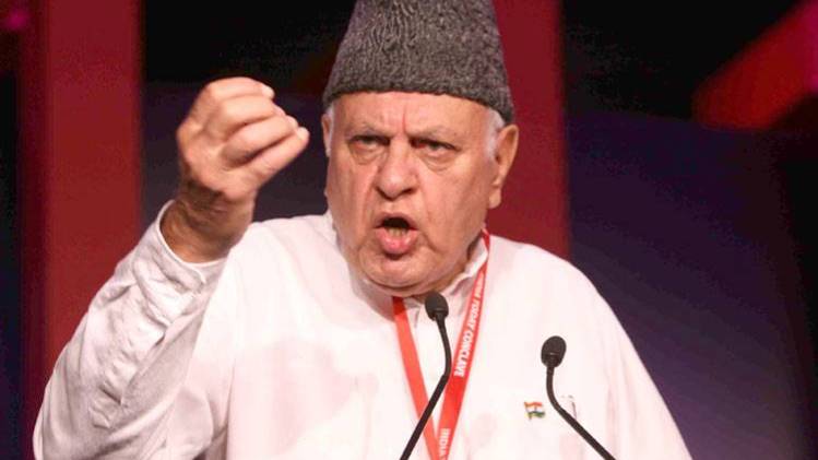 जम्मू-कश्मीर के पूर्व मुख्यमंत्री फारूक अब्दुल्ला.