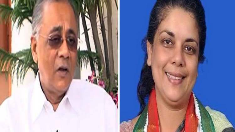 विरीचेरला किशोर चंद्र देव (लेफ्ट), श्रुति देवी (राइट). फोटो- वीडियो स्क्रीनशॉट/फेसबुक 