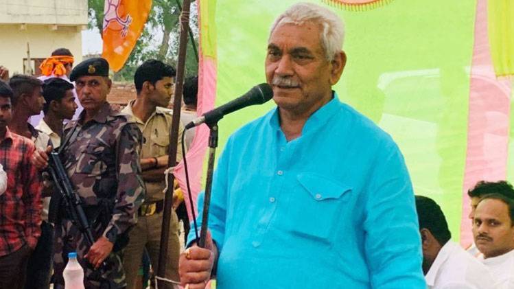 गाजीपुर सीट से बीजेपी प्रत्याशी और केंद्रीय मंत्री मनोज सिन्हा
