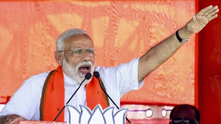 उत्तर प्रदेश के कन्नौज में प्रधानमंत्री नरेंद्र मोदी