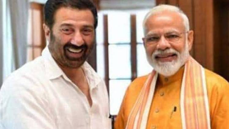 सनी देओल और पीएम मोदी(फोटो-ट्विटर)
