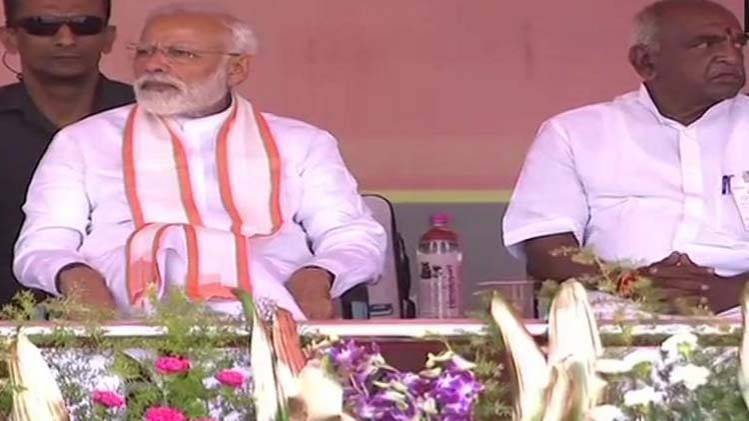 तमिलनाडु के थेनी में प्रधानमंत्री नरेंद्र मोदी (ANI)