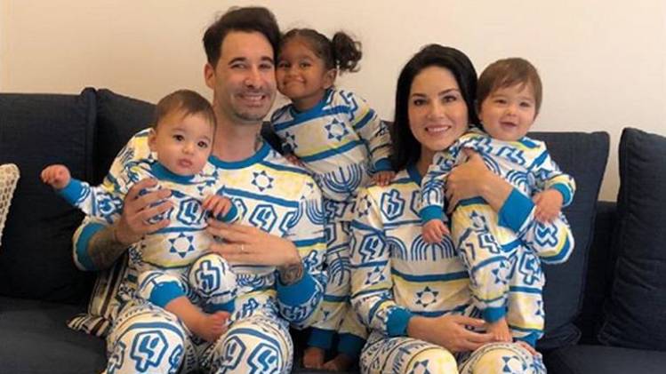 सनी लियोनी और उनका परिवार