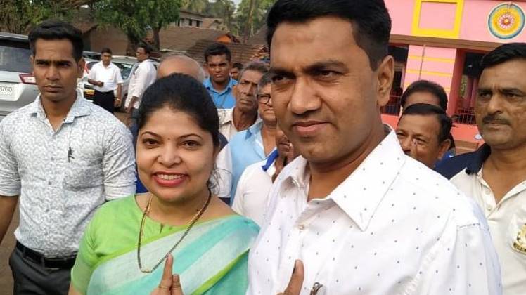 गोवा के मुख्यमंत्री प्रमोद सांवत (Photo: ANI)